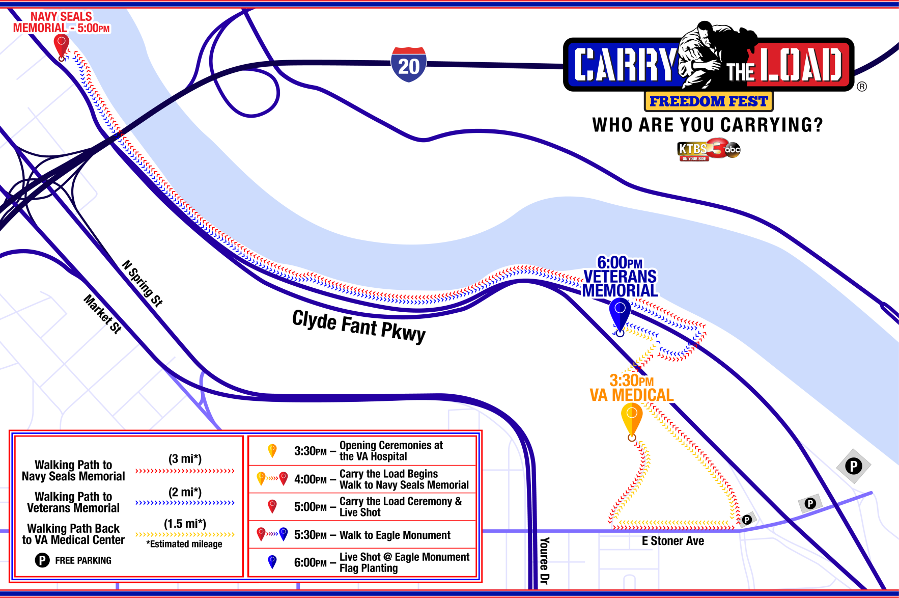 Carry the Load map